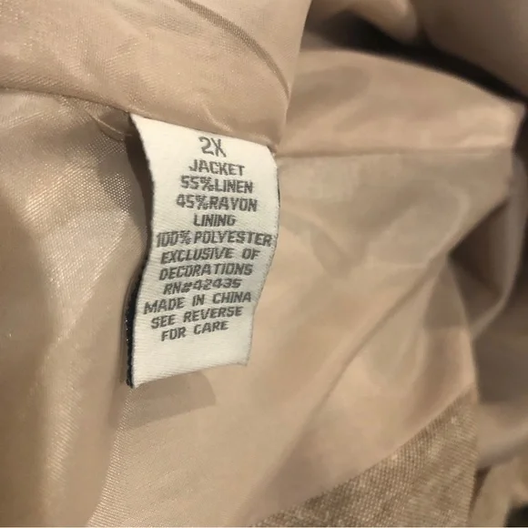 Dress Barn Woman Blazer plus size 2X - Picture 10 of 11